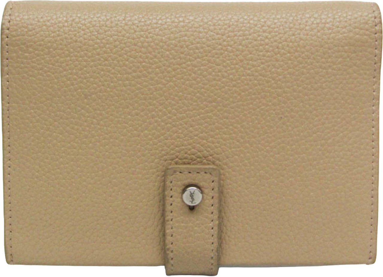 Saint Laurent Sac De Jour Souple Card Case Leather Beige