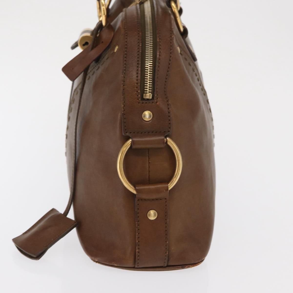 Saint Laurent Saint Laurent Muse Dome Bag Leather Medium Bruin