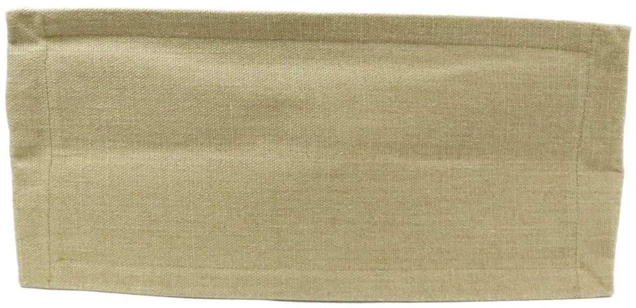 Saint Laurent Rive Gauche Felt and leather Beige