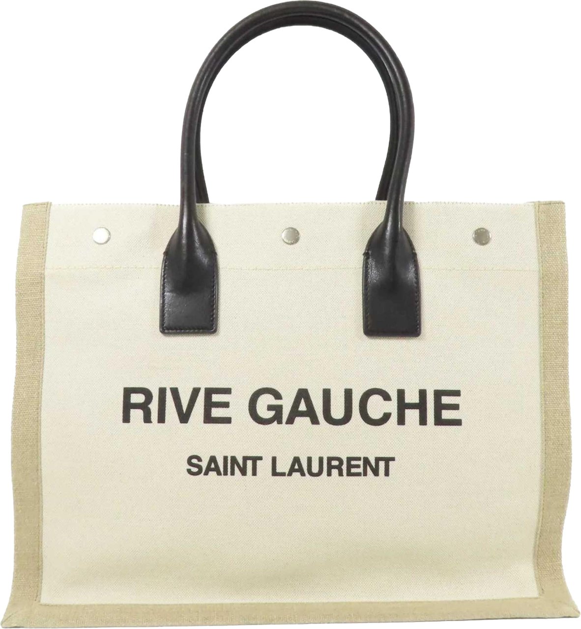 Saint Laurent Rive Gauche Felt and leather Beige