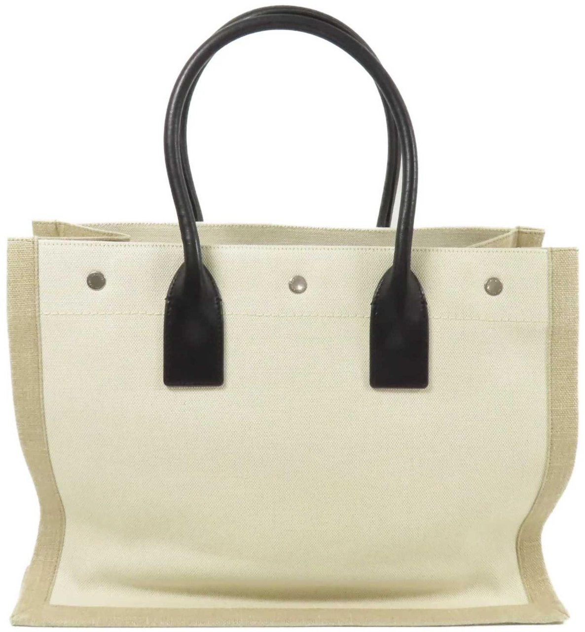 Saint Laurent Rive Gauche Felt and leather Beige