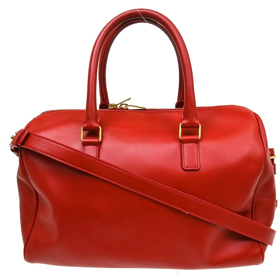 Saint Laurent Classic Duffle Leather 30 Rood