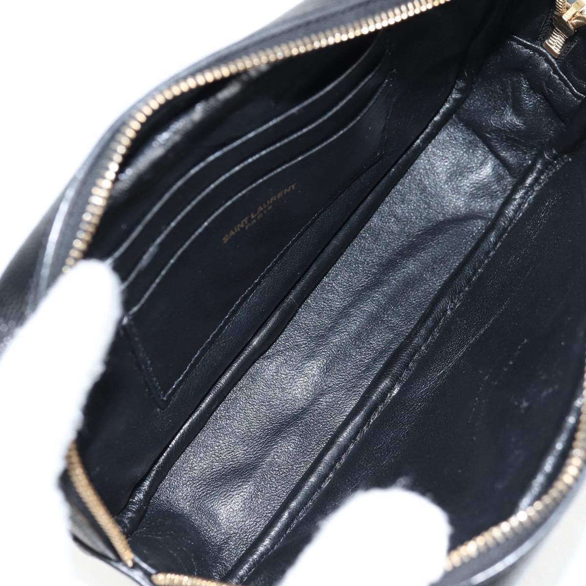 Saint Laurent Saint Laurent Lou Camera Bag Leather Mini Zwart
