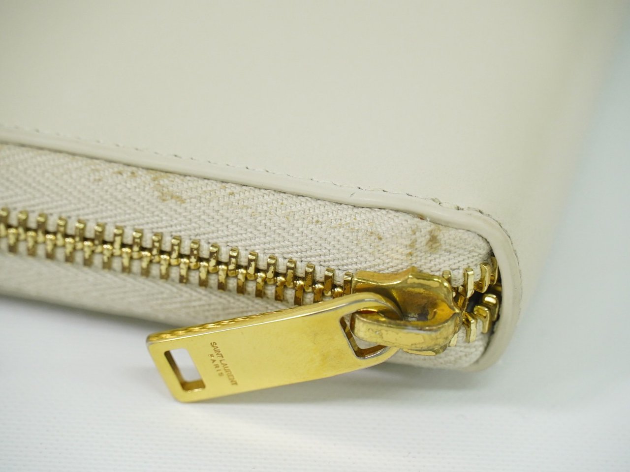 Saint Laurent Saint Laurent Tiny Monogram Zip Around Wallet Leather Long Divers