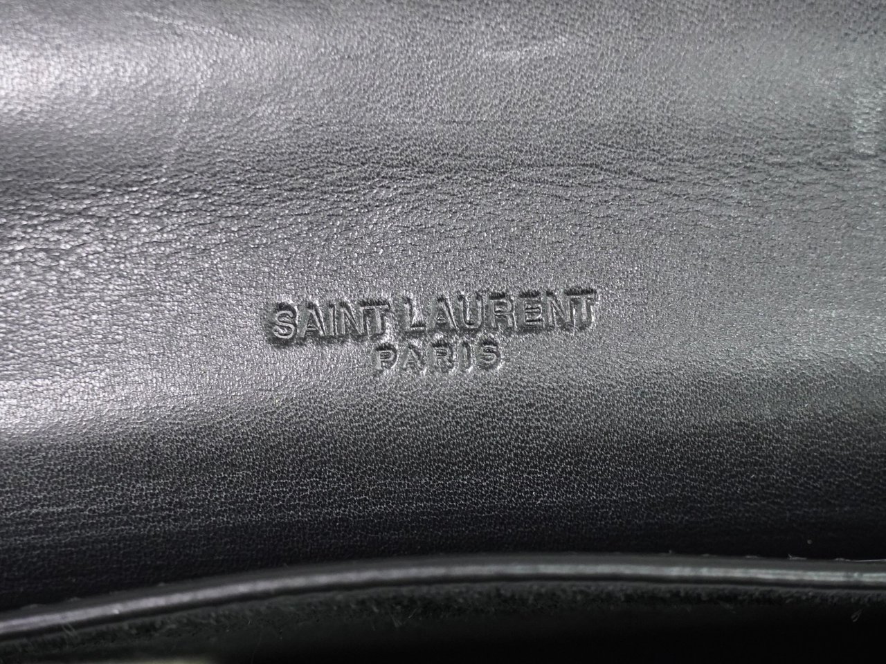 Saint Laurent Kaia Leather Mini Zwart