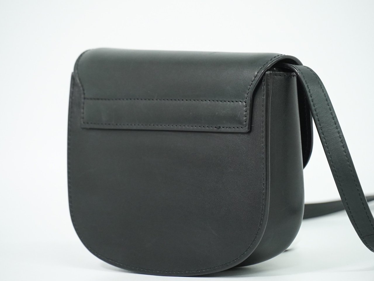 Saint Laurent Kaia Leather Mini Zwart