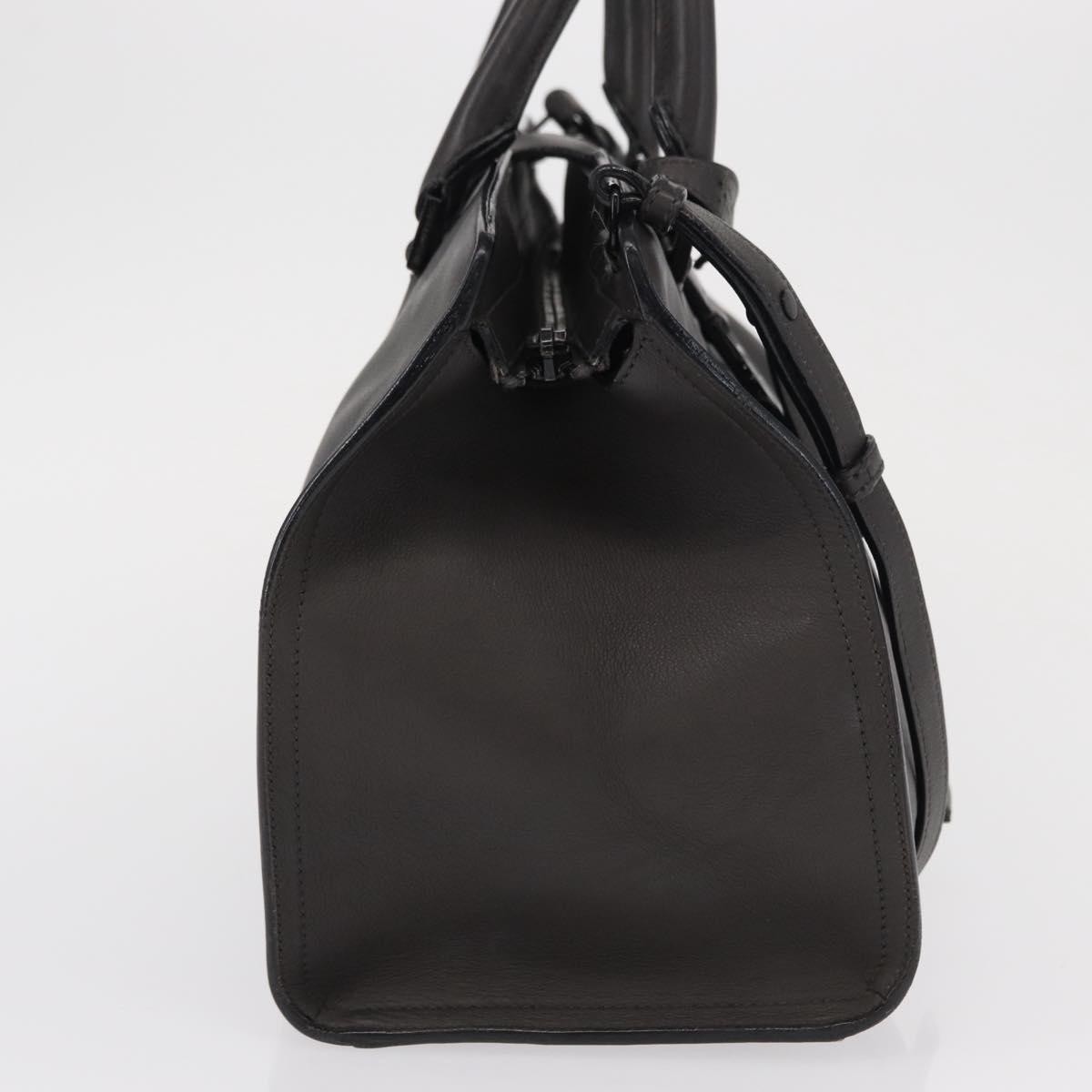 Saint Laurent Saint Laurent Monogram Cabas Leather Medium Grijs