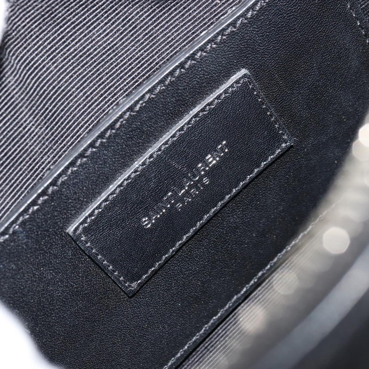 Saint Laurent Classic Baby Duffle Printed Leather Zwart