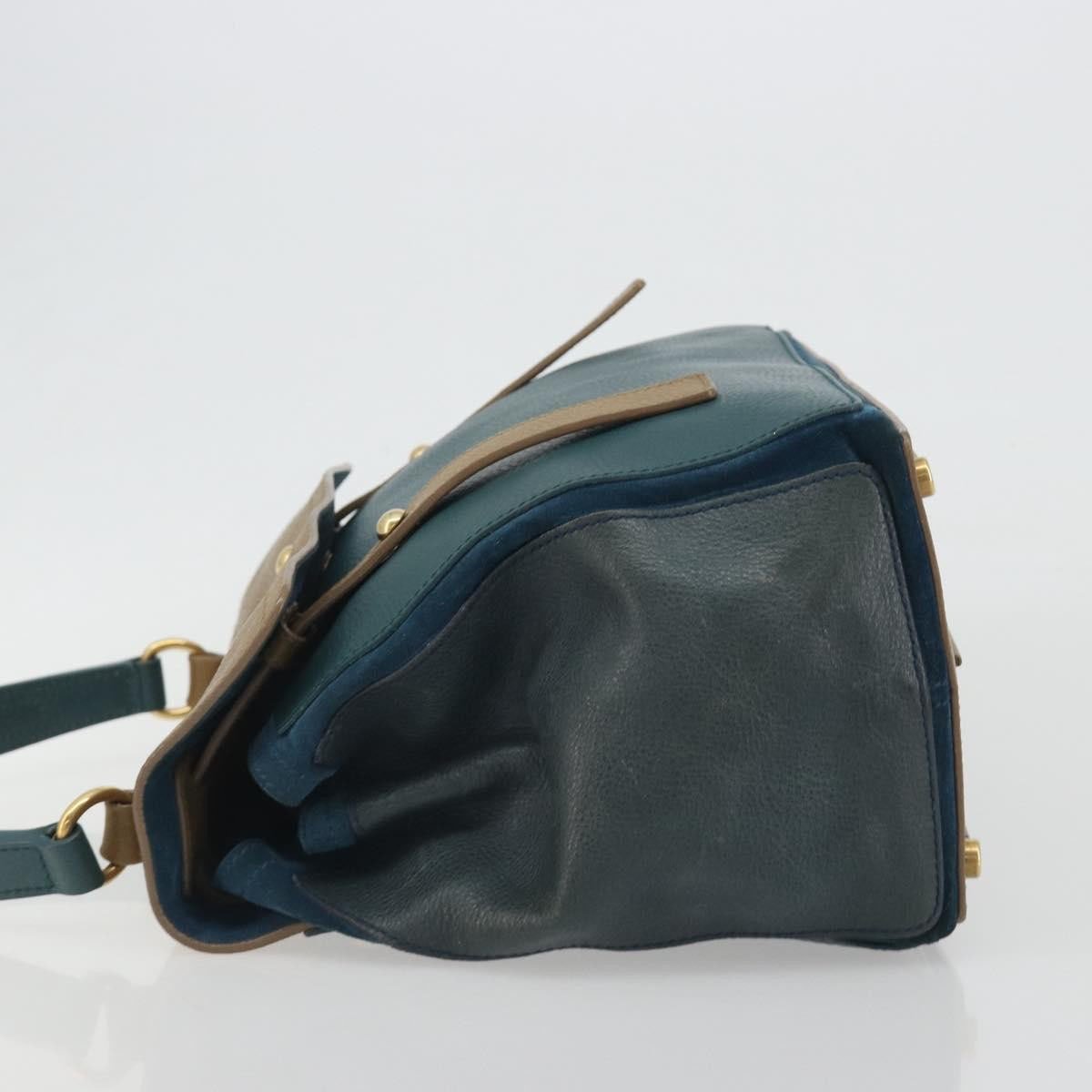 Saint Laurent Tricolor Muse Two Leather Medium Divers