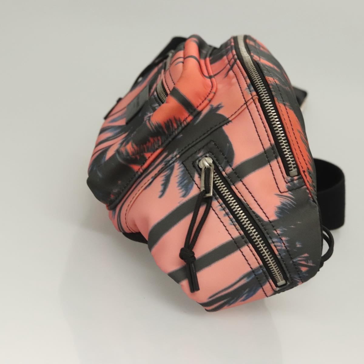 Saint Laurent Saint Laurent Front Pocket Waist Bag Printed Nylon Roze