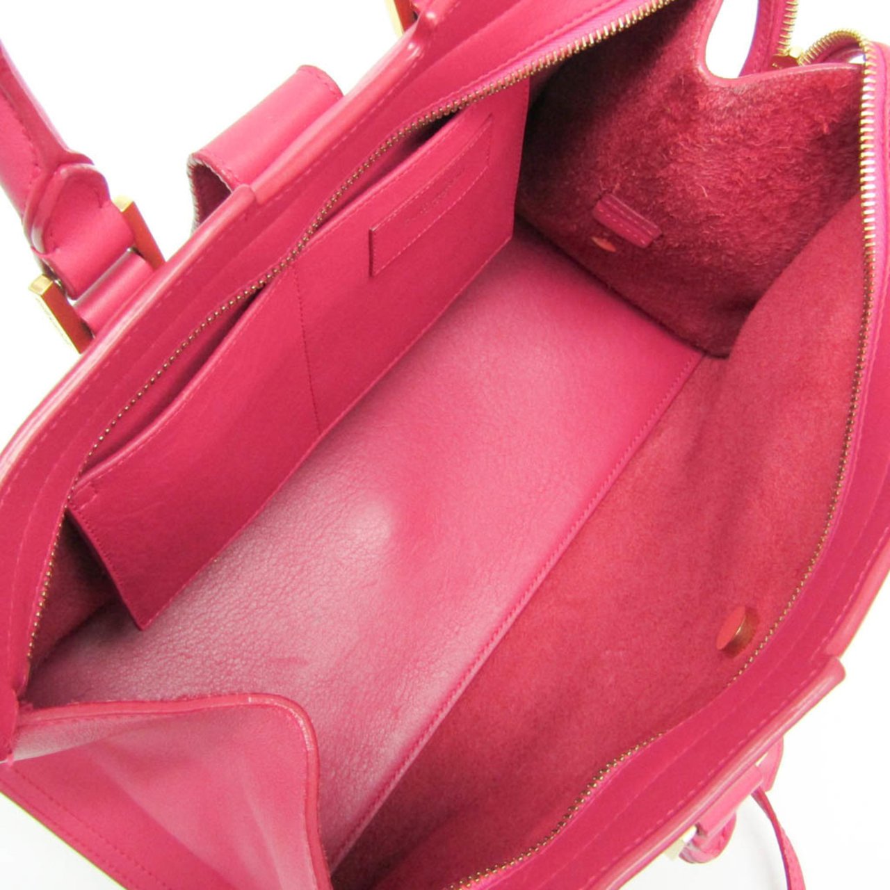 Saint Laurent Classic Y Cabas Leather Small Roze
