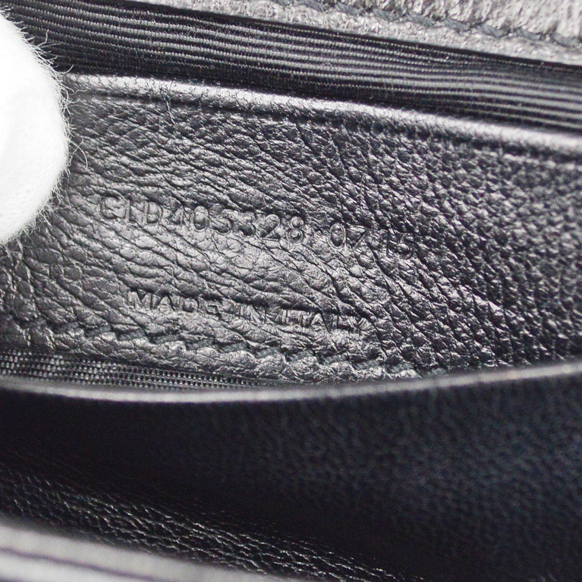 Saint Laurent Chain Shoulder Bag Leather Small Zwart