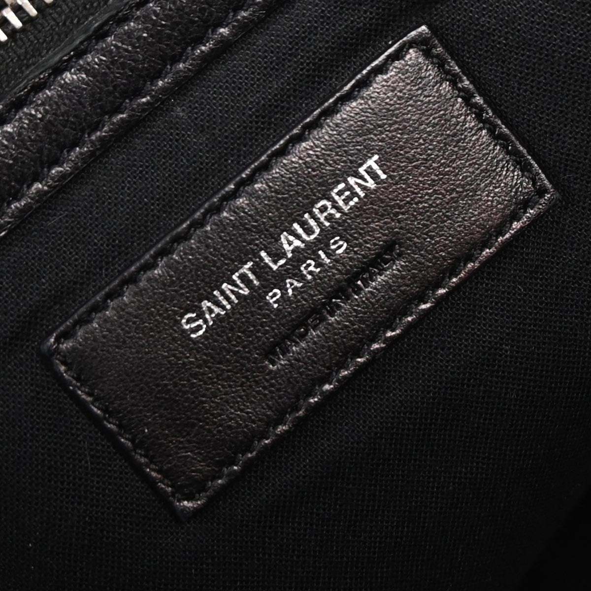Saint Laurent Saint Laurent Festival Backpack Leather Medium Zwart
