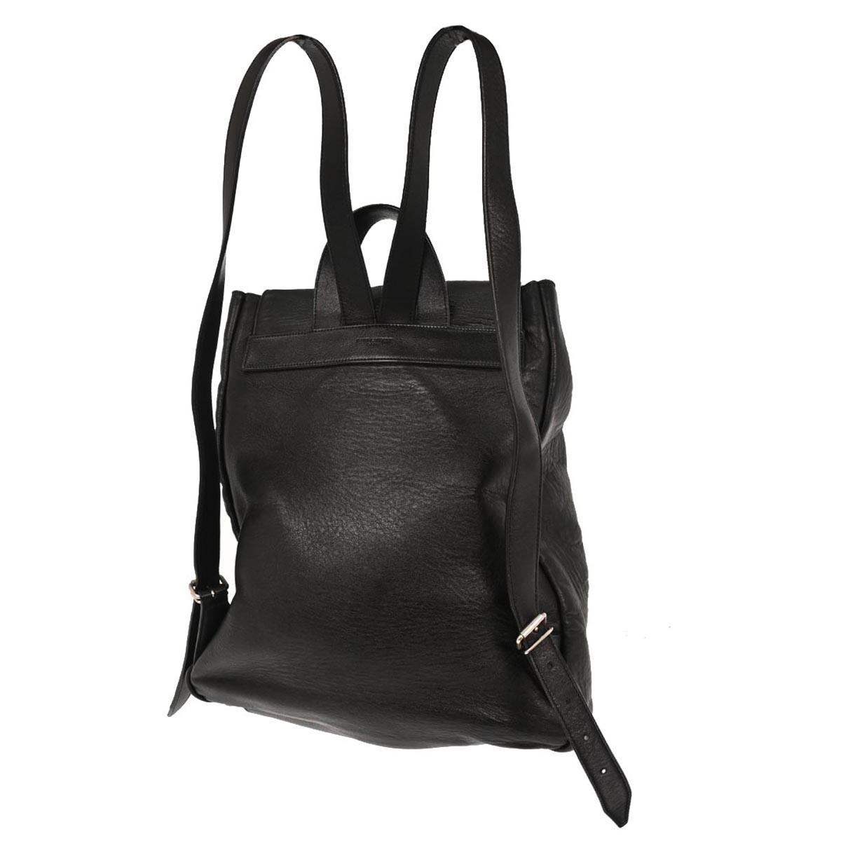 Saint Laurent Saint Laurent Festival Backpack Leather Medium Zwart