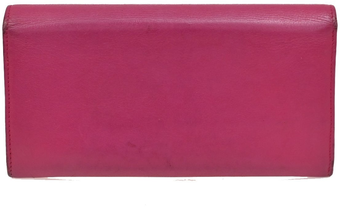 Saint Laurent Saint Laurent Belle de Jour Flap Wallet Leather Roze