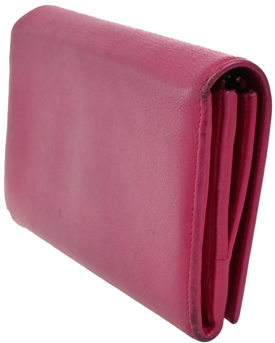 Saint Laurent Saint Laurent Belle de Jour Flap Wallet Leather Roze