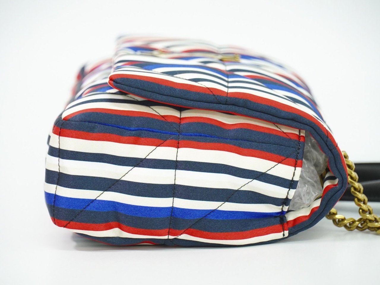 Saint Laurent Saint Laurent Jamie Flap Bag Quilted Printed Silk Medium Divers