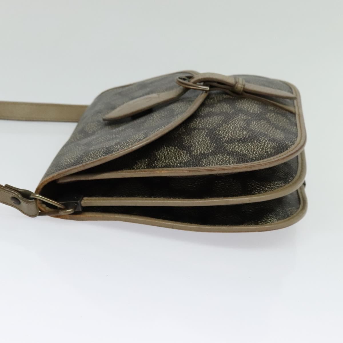 Saint Laurent Saint Laurent Buckle Flap Crossbody Bag Canvas Beige