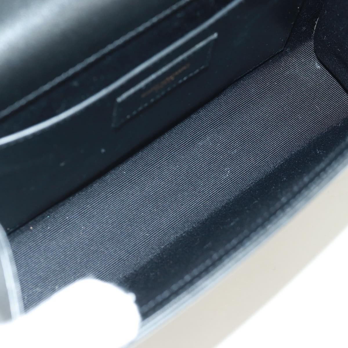 Saint Laurent Saint Laurent Classic Monogram Crossbody Bag Embellished Leather Small Zwart