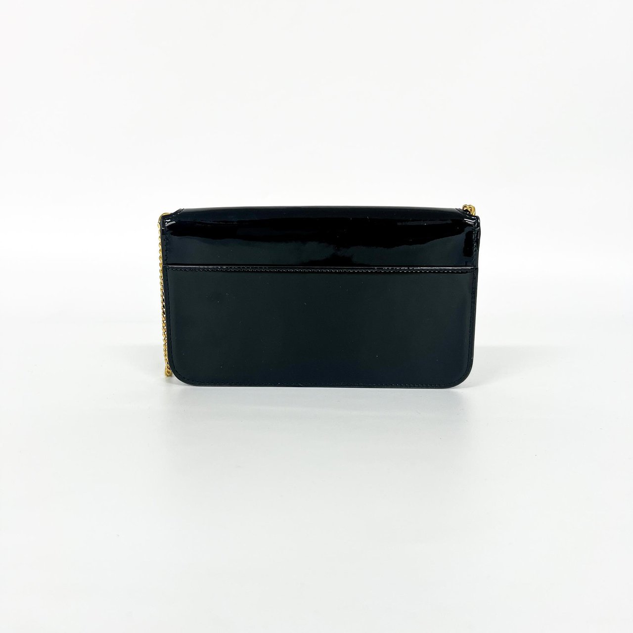 Saint Laurent Saint Laurent Kate 99 Flap Bag Leather Medium Zwart