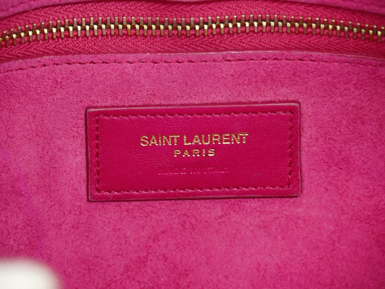 Saint Laurent Saint Laurent Le 5 a 7 Hobo Leather Small Roze