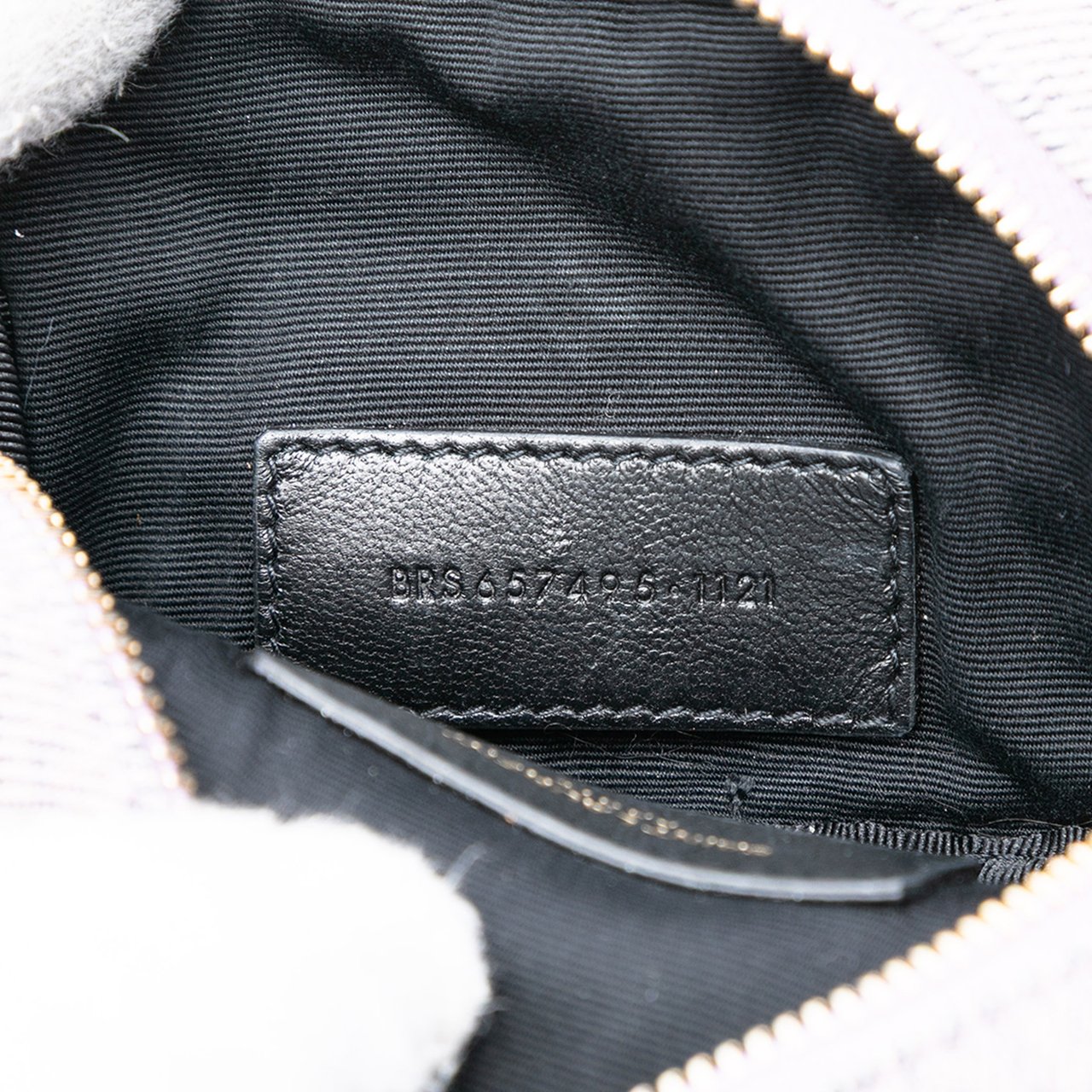 Saint Laurent Baby Matelasse Denim Monogram Lou Camera Bag Paars