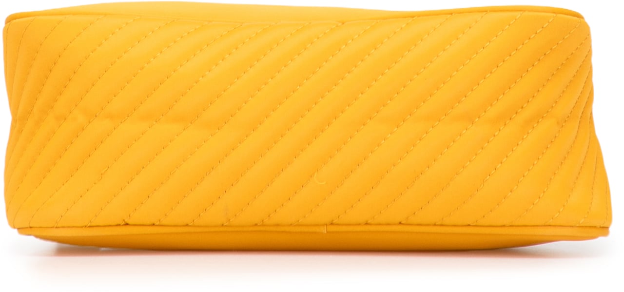 Saint Laurent Nylon Logo Handbag Geel