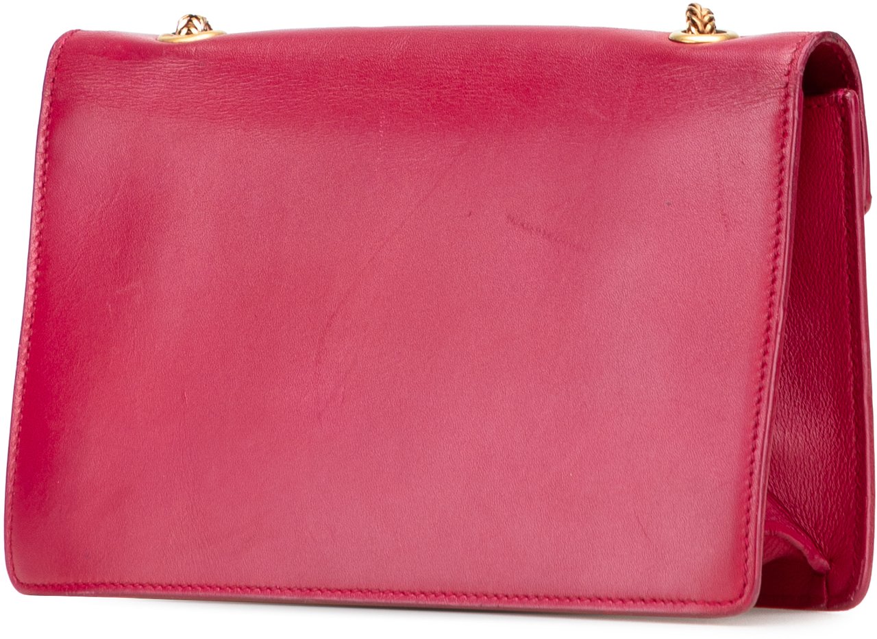 Saint Laurent Small Leather Betty Crossbody Rood
