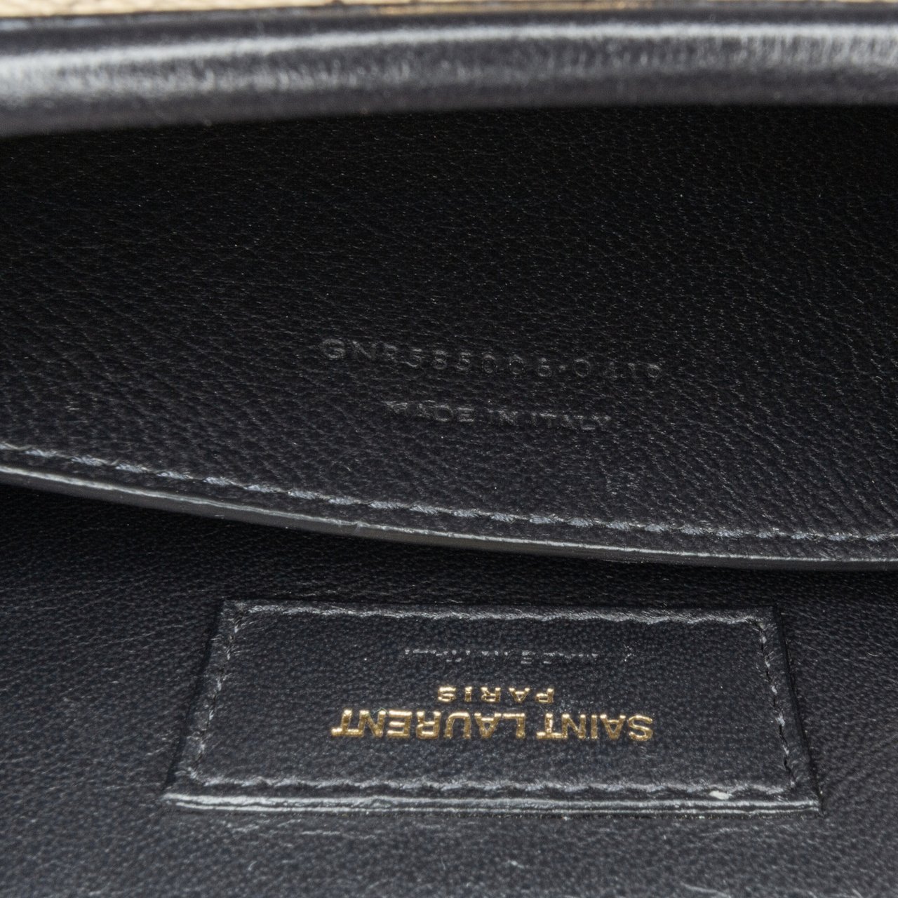 Saint Laurent Medium Canvas Monogram All Over Crossbody Bruin
