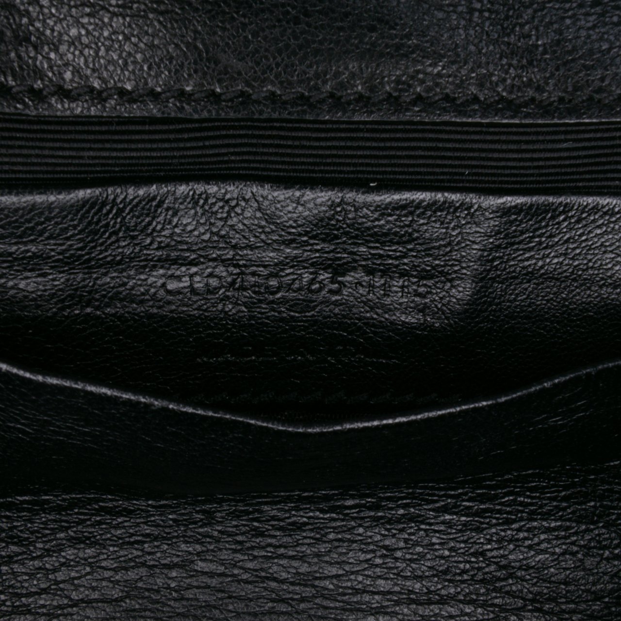 Saint Laurent Mini Chevron Sheepskin Monogram College Satchel Zwart