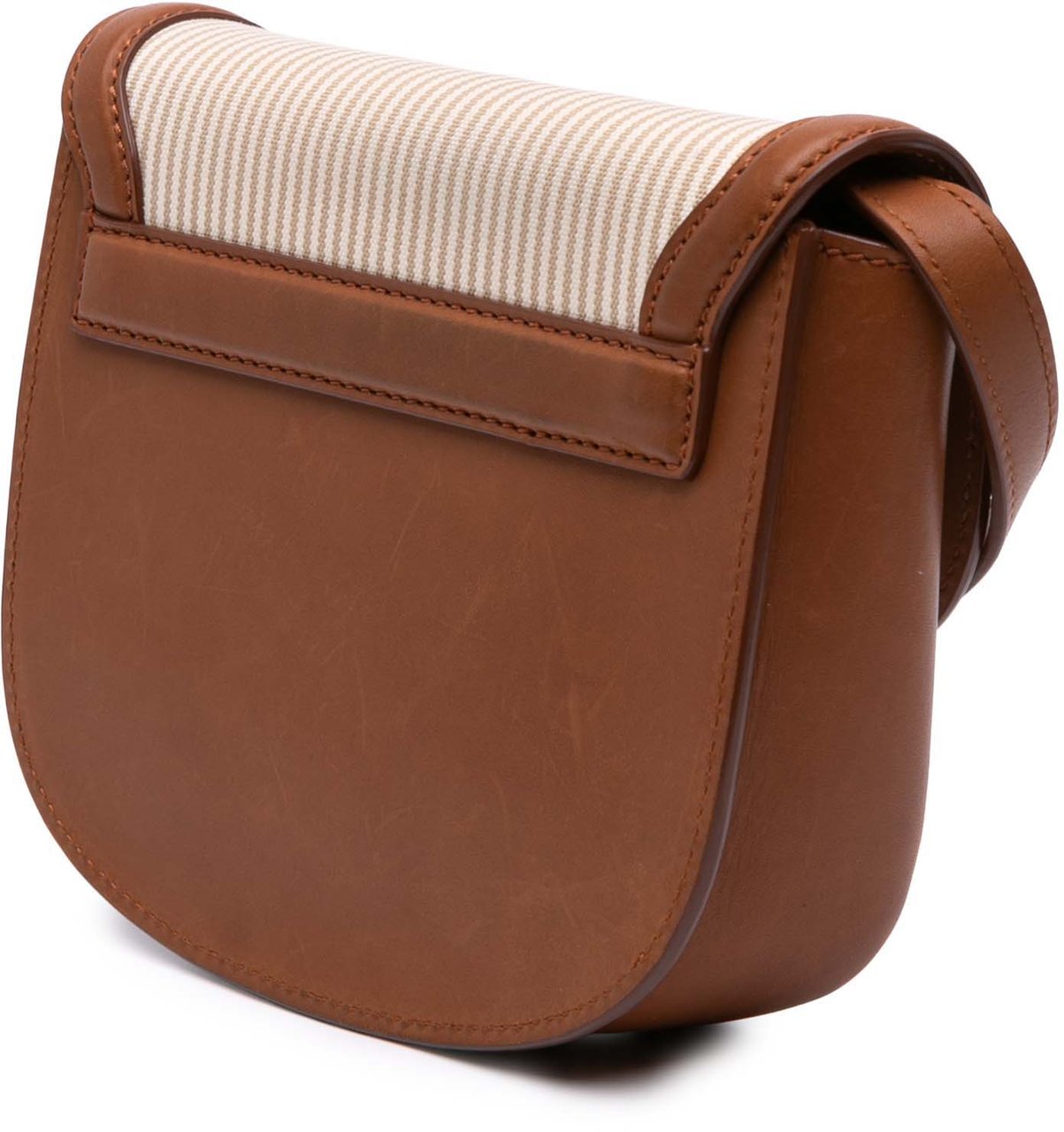 Saint Laurent Small Canvas Kaia Crossbody Bruin