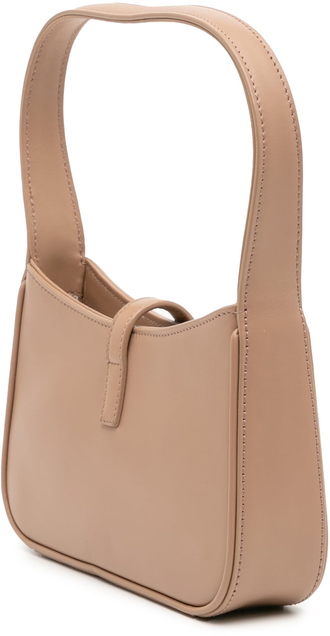 Saint Laurent Mini Calfskin Le 5 a 7 Shoulder Bag Bruin