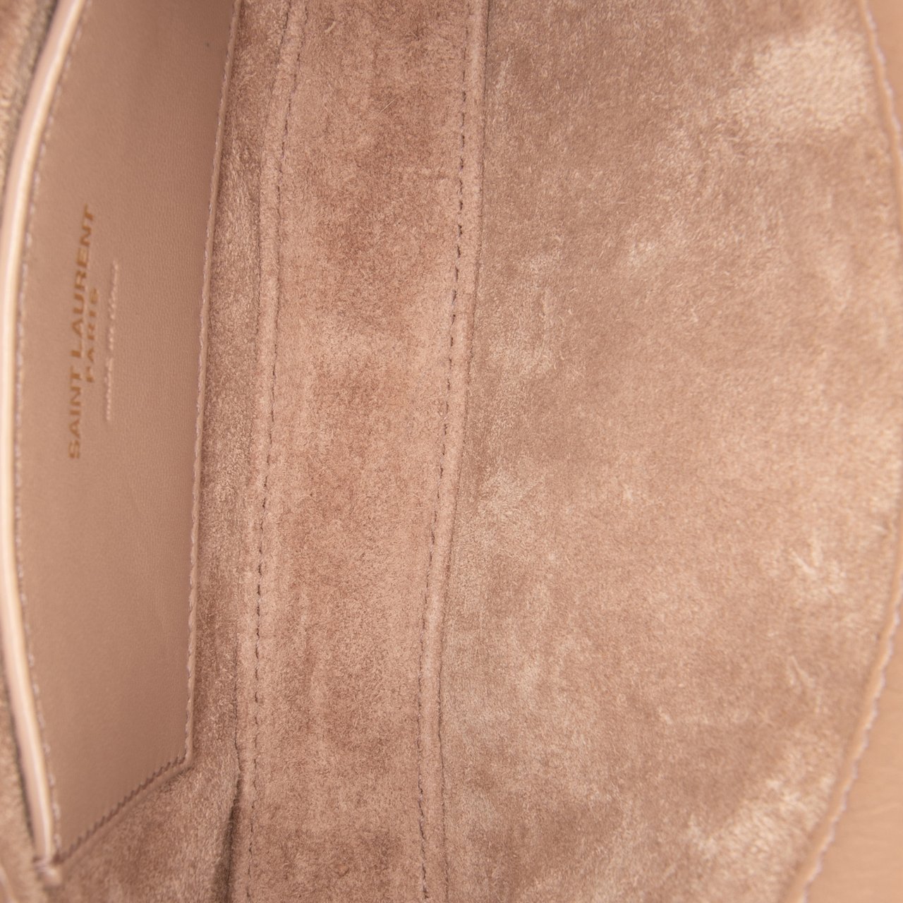 Saint Laurent Mini Calfskin Le 5 a 7 Shoulder Bag Bruin