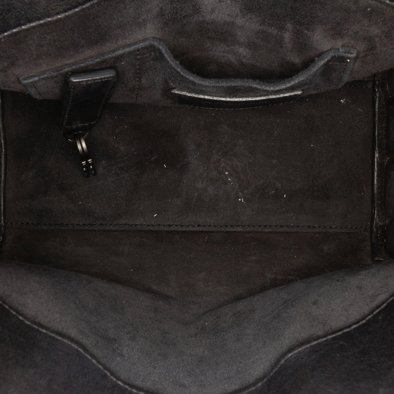 Saint Laurent Nano Studded Leather Sac de Jour Satchel Zwart