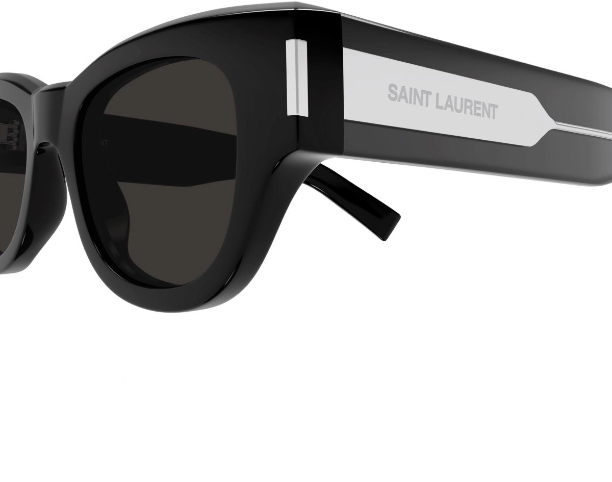 Saint Laurent Sl573 Logo Sunglasses Zwart
