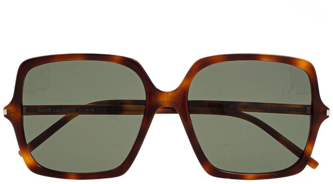 Saint Laurent Sl591 Logo Sunglasses Bruin