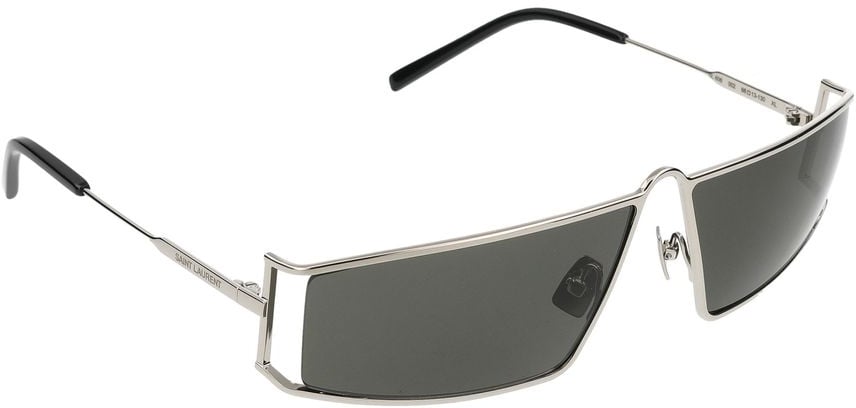 Saint Laurent Sunglasses Saint Laurent SL 606 002 silver silver grey 66/13/130 Grijs