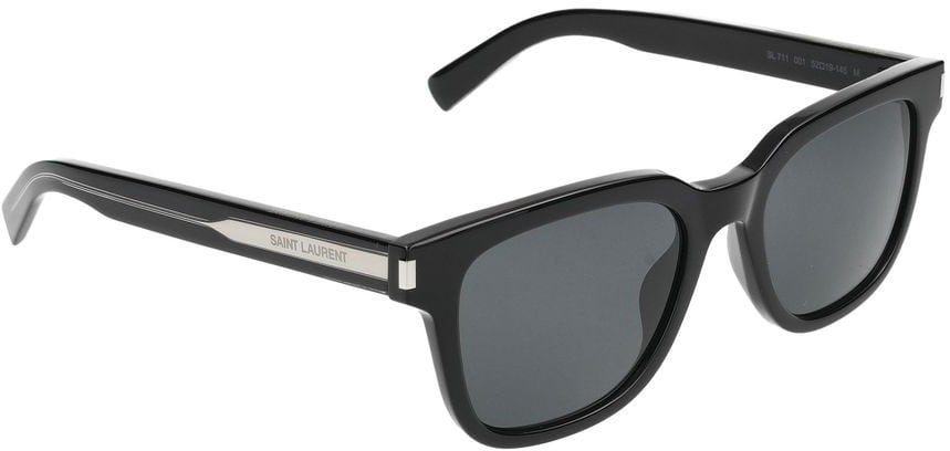 Saint Laurent Sunglasses Saint Laurent SL 711 001 black crystal black 52/19/145 Grijs