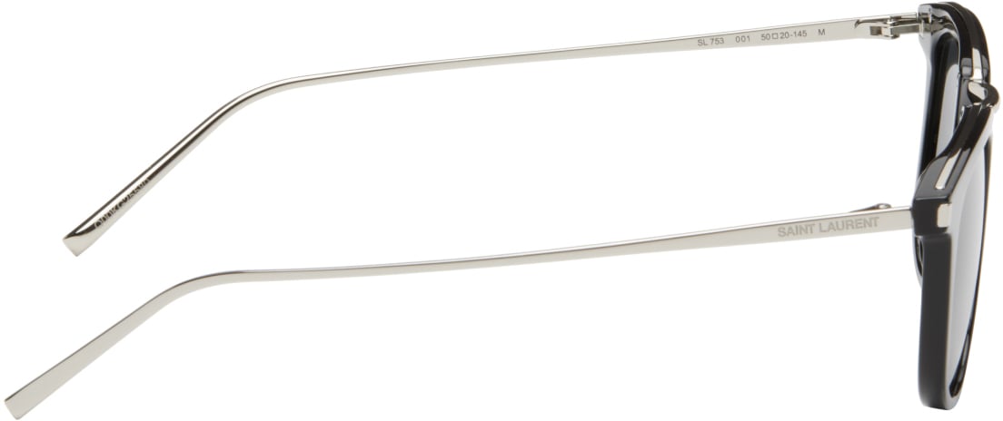 Saint Laurent Sl 753 Logo Sunglasses Zwart