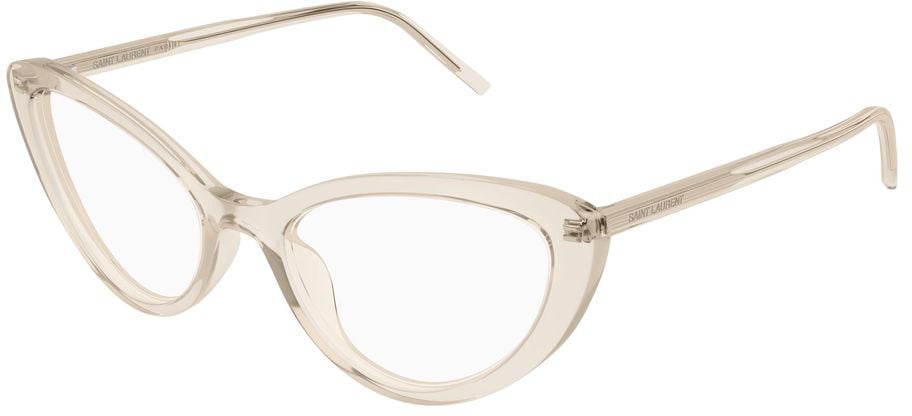 Saint Laurent Eyeglasses Saint Laurent SL 777 004 Beige Beige Transpare 55/19/145 Wit