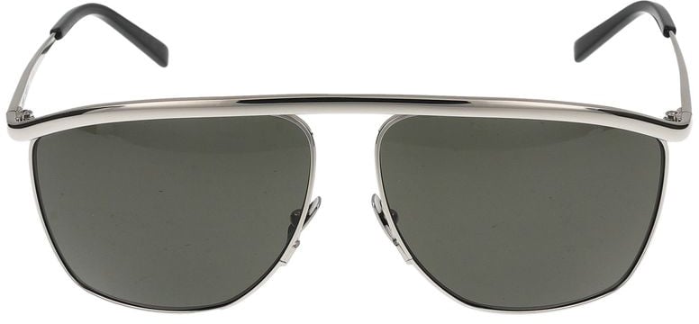 Saint Laurent Sunglasses Saint Laurent SL 820 VICTOIRE 001 silver silver grey 61/13/135 Grijs