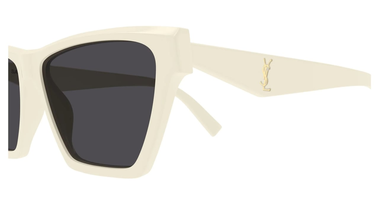 Saint Laurent Sunglasses Saint Laurent SL M103 007 ivory ivory black 58/15/145 Neutraal