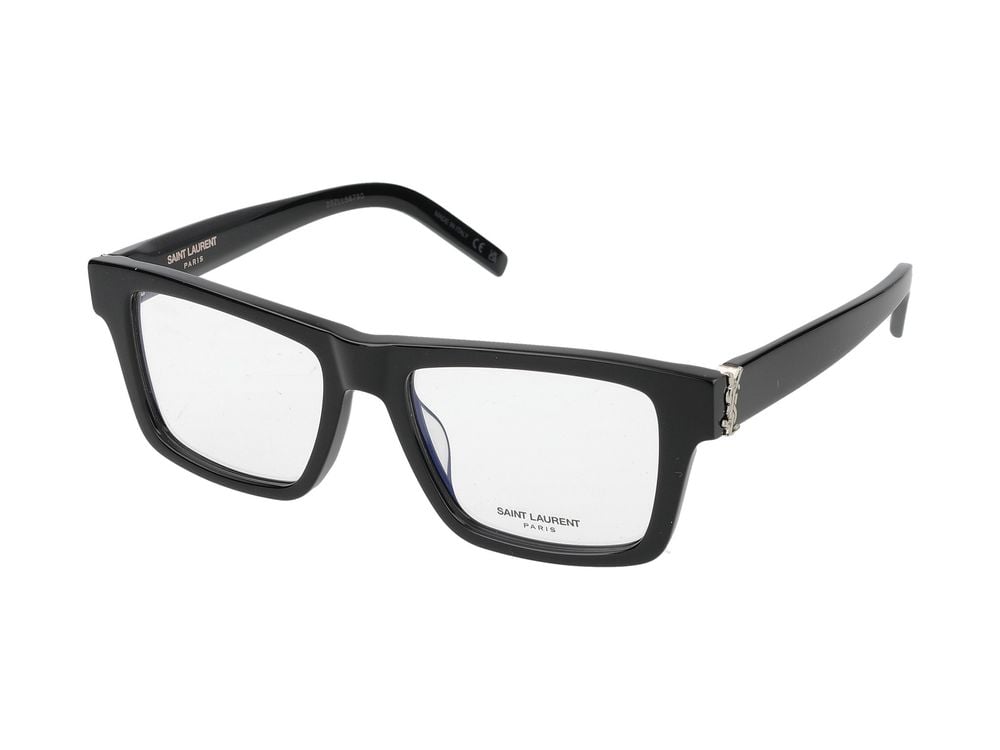 Saint Laurent Eyeglasses SL M10_B 001 black black transparent 52/17/140 Wit