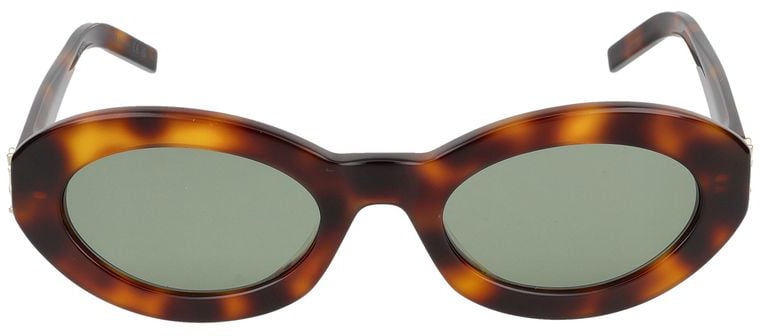Saint Laurent Sunglasses Saint Laurent SL M136 002 havana havana green 52/22/140 Grijs