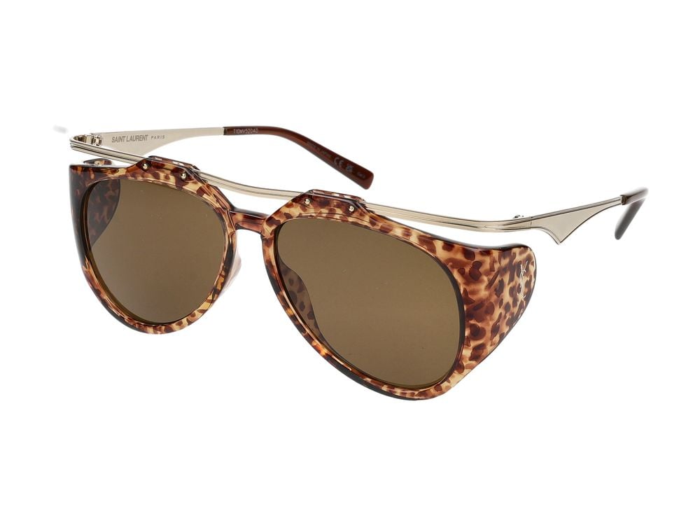 Saint Laurent Sunglasses Saint Laurent SL M137 AMELIA 002 havana gold brown 55/14/135 Bruin