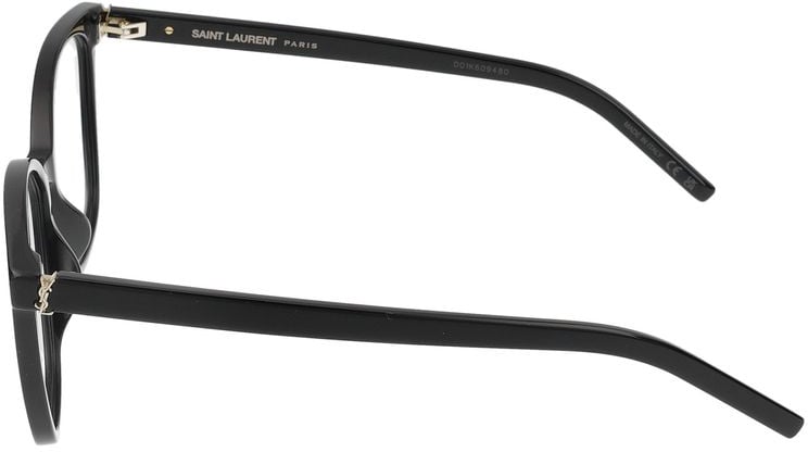 Saint Laurent Eyeglasses SL M162 001 black black transpare 55/16/145 Rood