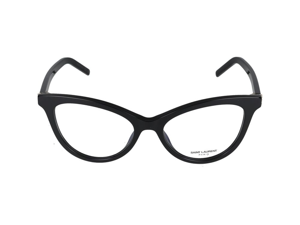 Saint Laurent Eyeglasses SL M164 007 black black transpare 53/17/145 Rood