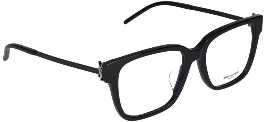 Saint Laurent Eyeglasses Saint Laurent SL M48O_A/F 002 black black transparent 54/17/145 Zwart