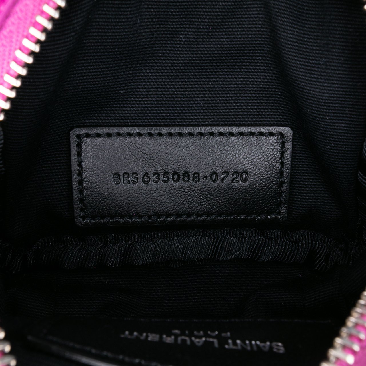 Saint Laurent Baby Matelasse Grain De Poudre Monogram Lou Camera Bag Roze