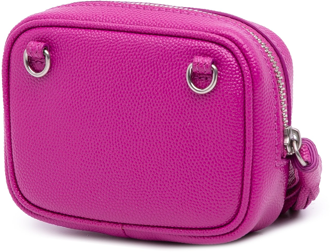Saint Laurent Baby Matelasse Grain De Poudre Monogram Lou Camera Bag Roze